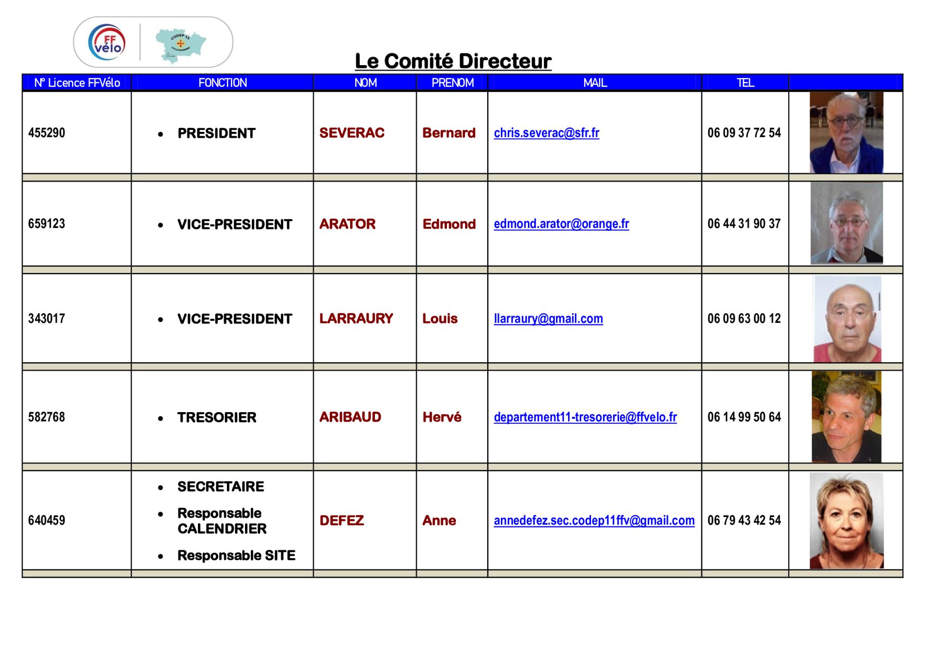 Comite directeur 9